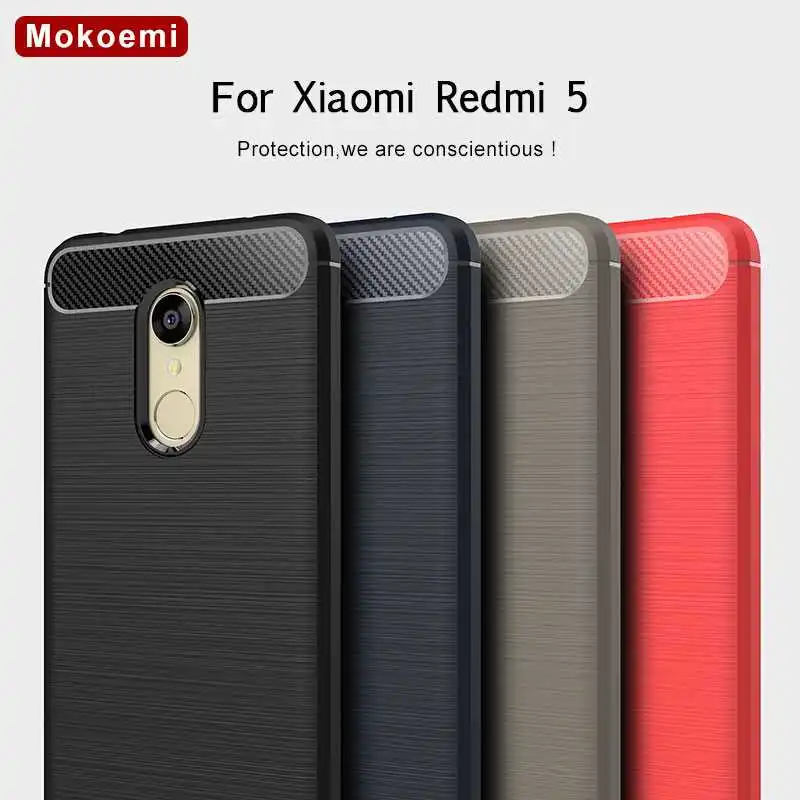 

Mokoemi Fashion Shock Proof Soft Silicone 5.7"For Xiaomi Redmi 5 Case For Xiaomi Redmi 5 Plus Cell Phone Case Cover