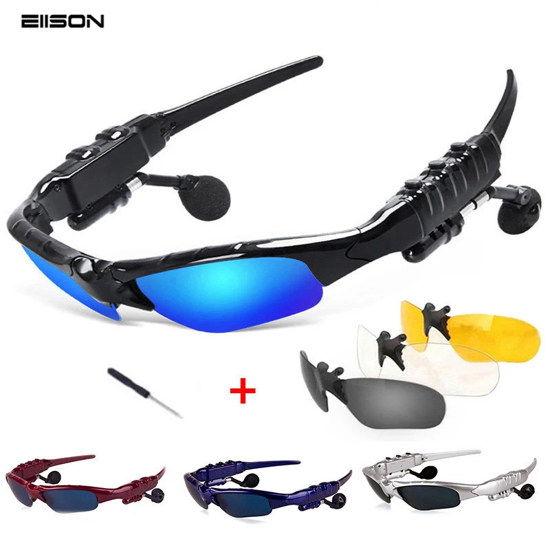 Bluetooth Sunglasses Sun Glasses Polarized Wireless Headphone With Microphone Outdoor Glasses with Mic Casque for sony xiomi