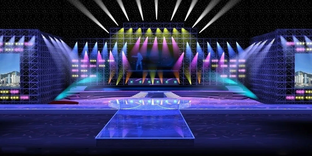 12 LEDs RGBW Color Mixing Par Lamp 8CH Voice Activated Stage Light