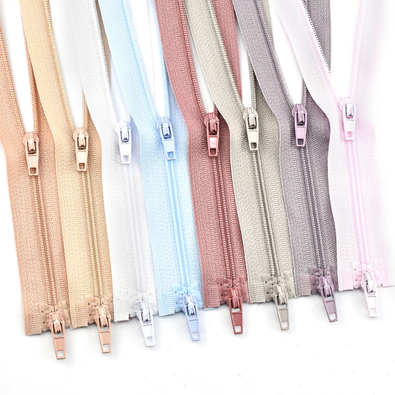 

Sleeping bag zipper long double-headed double-opening Pink Nylon zipper No. 3 baby with long zipper in winter
