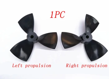 

1PC Underwater Thruster Propeller Power Drive Props Diameter 80mm Aperture 5mm PC Paddle Spare Parts for RC Boat Ship Model
