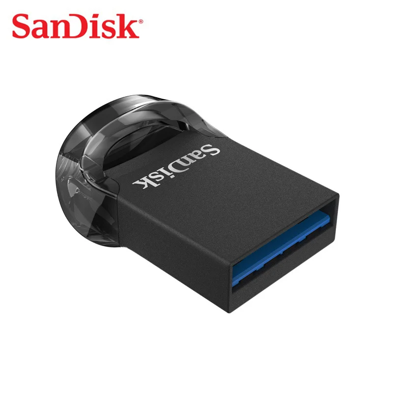 SanDisk Fit USB флеш накопитель 32 Гб 64 128 ГБ 256 3 0 U диск 130 МБ/с./с мини Флешка Автомобильный
