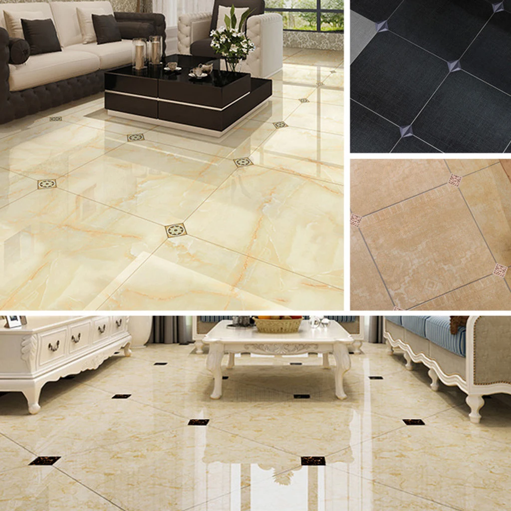 20Pcs Peel and Stick Wall Tile Sticker Decorative Bathroom Kitchen Living Room Transfers Transform 8x8cm