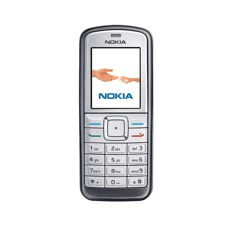 Nokia 6070 разблокированный Восстановленный мобильный телефон 2G GSM дешевый Nokia мобильный телефон один год гарантии