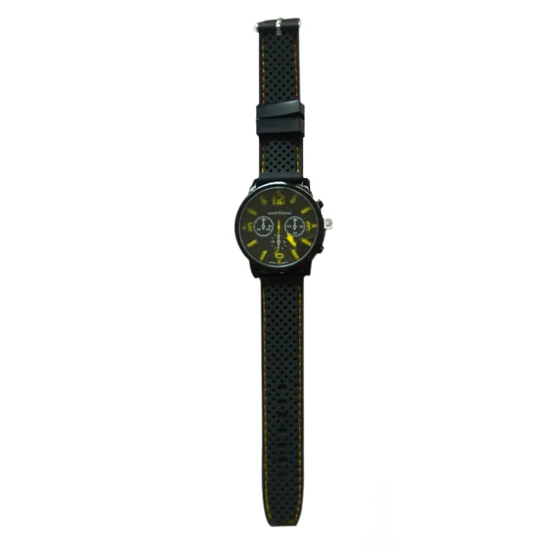 

Fashion Cool Men's Watch Grand Touring Original Military Round Dial Silicone Strap Watches XYY