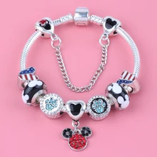 Dodocharms европейский модный популярный детский подарок высокого качества Микки Минни подходит для женщин ювелирные изделия DIY браслет