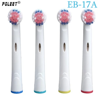 

DHL Shipping 6000Pcs/Lot EB-17A EB17A Electric Toothbrush Replacement Head For Oral BY Hygiene Toothbrush head Soft Bristles