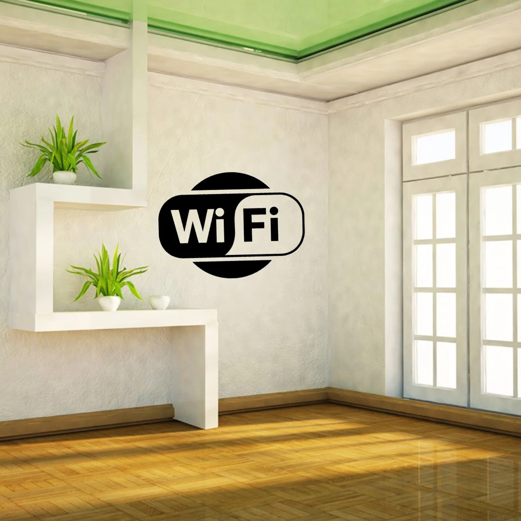 Wi Fi наклейка съемная настенная из ПВХ с татуировкой наклейки обои для