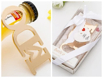 

(20 Pieces/lot) Gold Wedding souvenirs of I Do Bottle Opener Favors for Event and Party favors and Gold Bridal shower decoration
