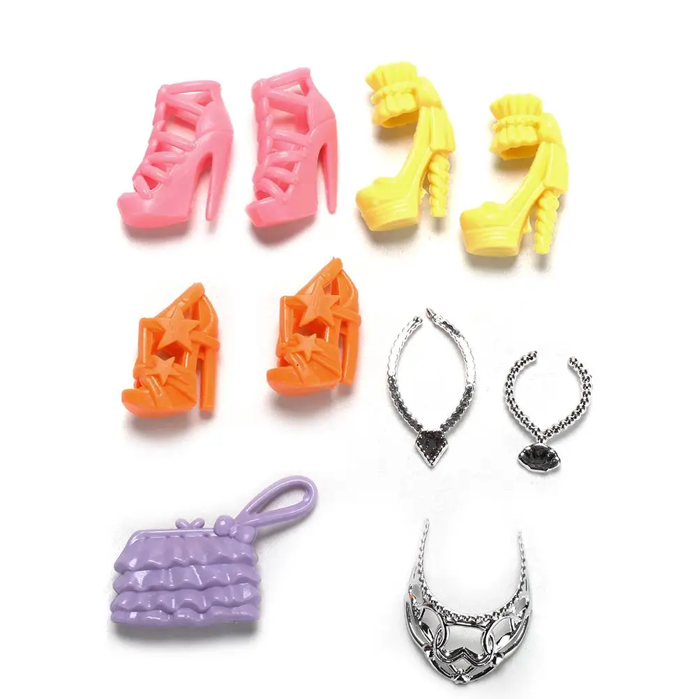 TOYZHIJIA 10 шт./набор блистерная игрушка для кукольных аксессуаров сумка обуви