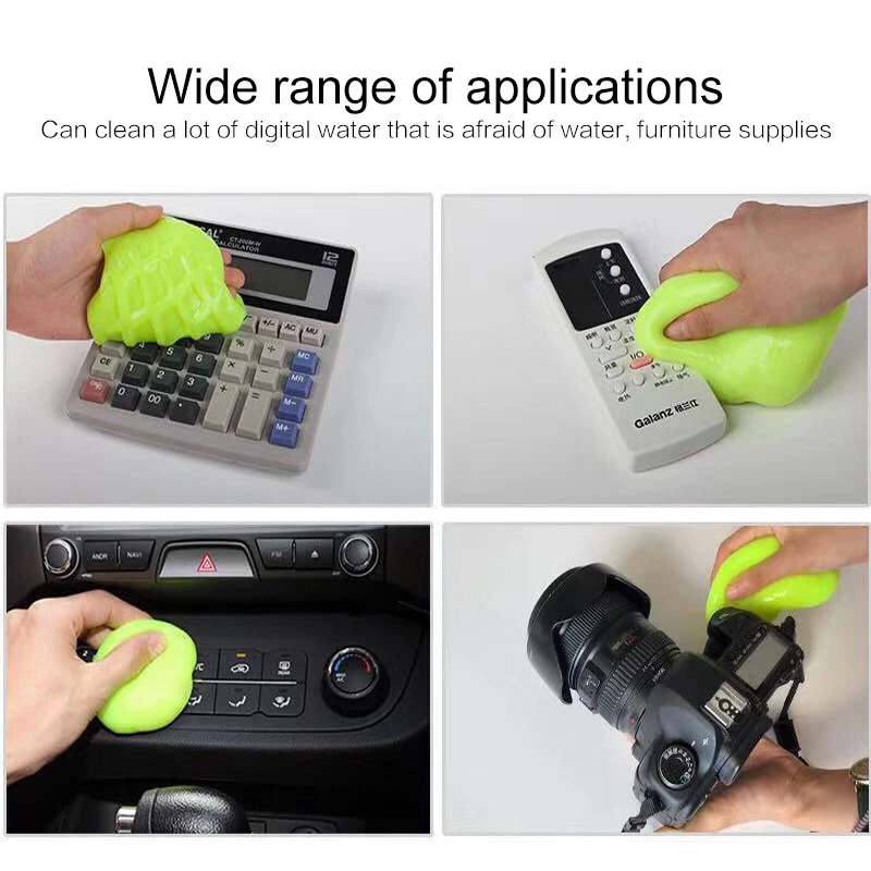 

4-color Universal Cleaning Glue Cleaner Dust Sticky Gel Keyboard Wipe Compound Laptop Sponge Product Home Cleaning Tool
