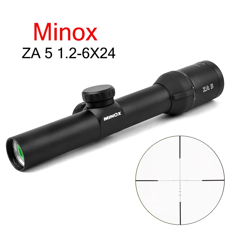Тактический прицел MINOX HD ZA5I оптический 1 2 6x24 для AK47 AR15 M4 Caza Oxota пневматическая