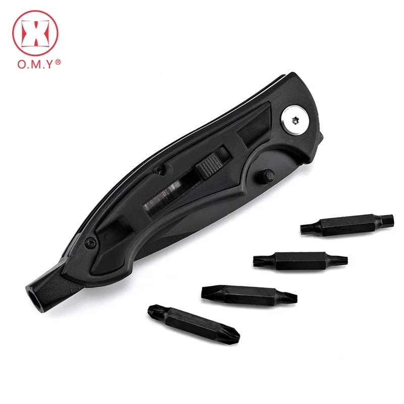 

OMY Multi Tools Kit Knife Saw Claw Folding Portable Opener Outdoor Camping Multifunctional Multitool Screwdriver Bit Set