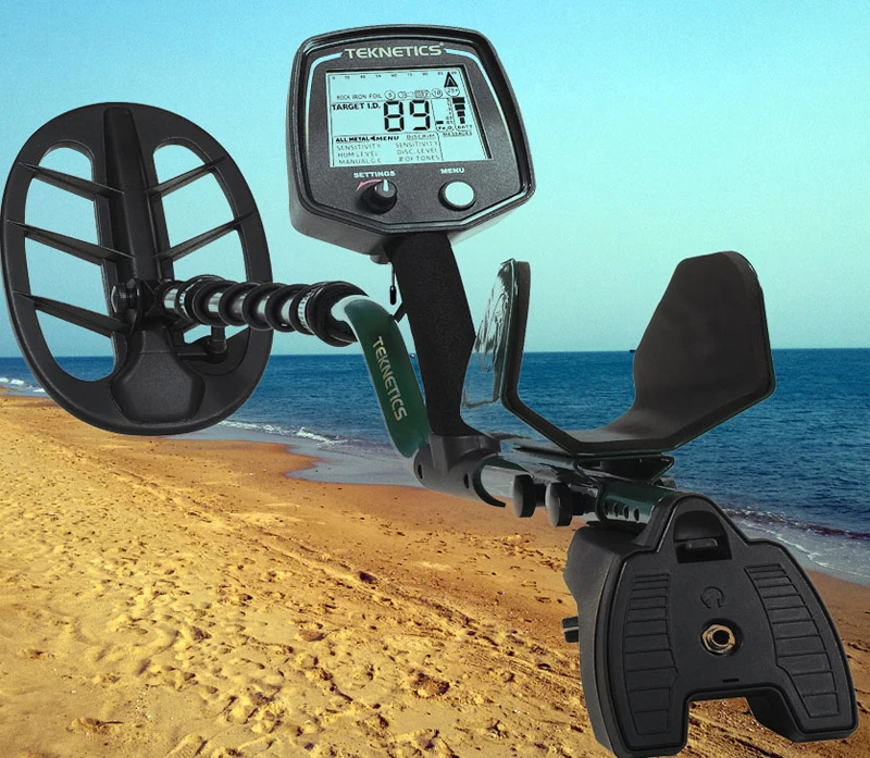 

TEKNETICS T2 Gold Silver Treasure Professional Underground Metal Detector Gold Digger Hunter Finder Long Distance Meter Detector