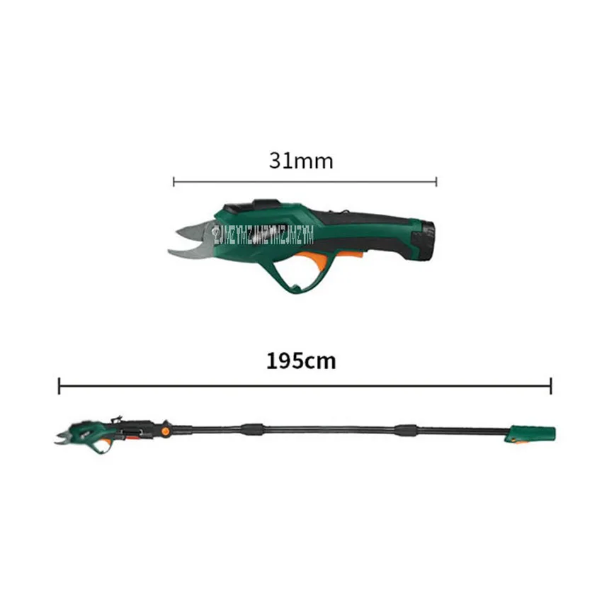 DC3.6V 1.3Ah лития электрический многоцелевой секаторами ET1505 Садоводство фруктовых деревьев Серпы(с расширением бар