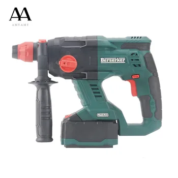 Buy AMYAMY 18V Cordless Electric Rotary Hammer Impact Drill Power Drill Switch Right Left Rotation Three Modes Switching 22H
