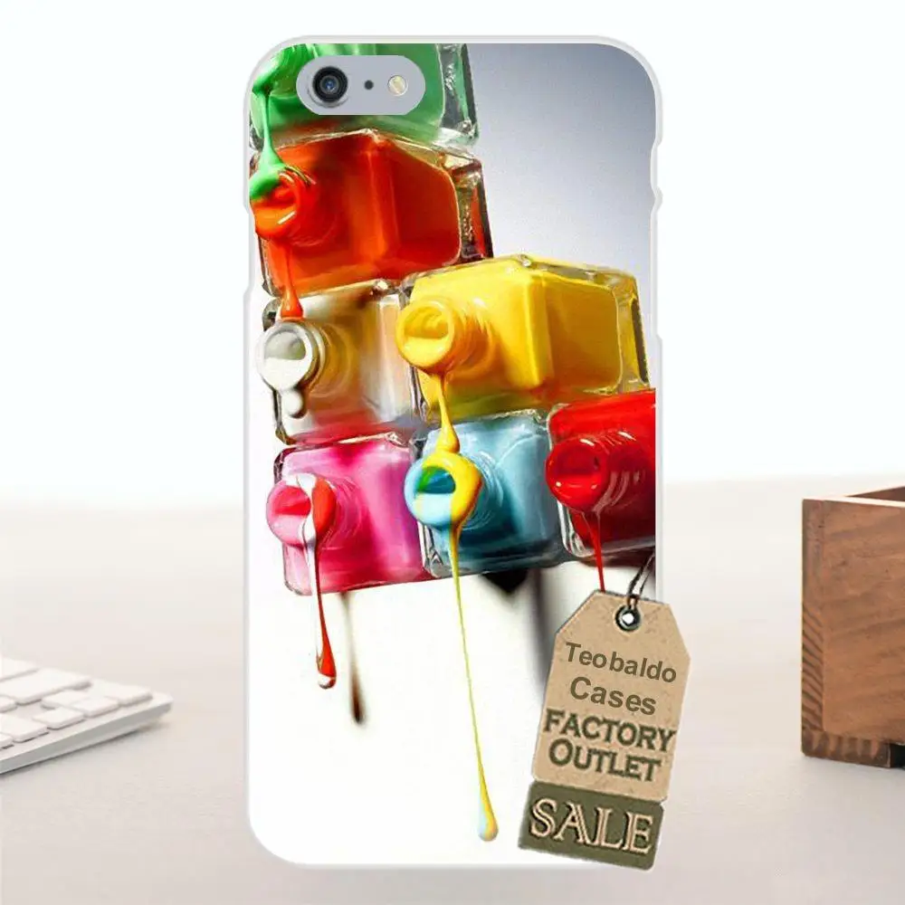 

Tpwxnx Soft Phone Coque Nail Polish Enamel Color For Apple iPhone 4 4S 5 5C SE 6 6S 7 8 Plus X For LG G4 G5 G6 K4 K7 K8 K10