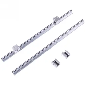 

2Pcs SBR12-600mm Linear Bearing Rail Slide Guide Shaft + 4Pcs SBR12UU Blocks Sliding linear rail New Arrival