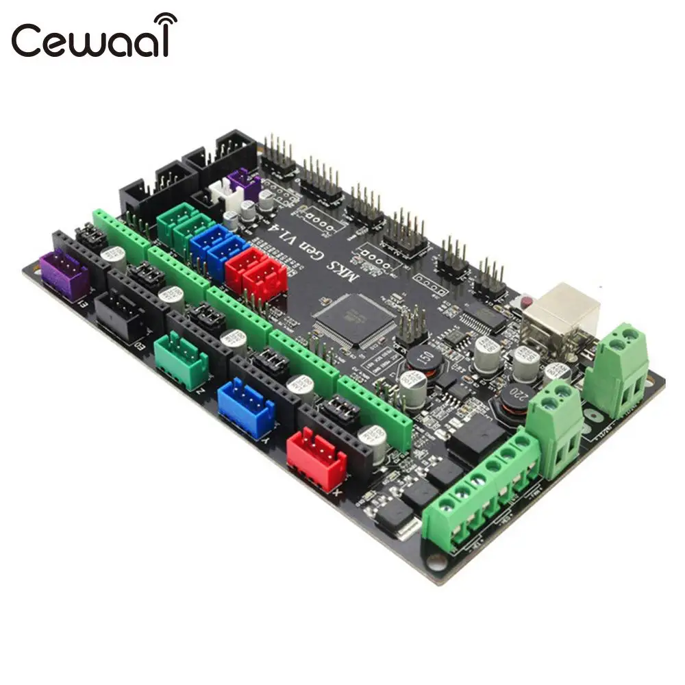 

V1.4 Control Board MKS GEN V1.4 Motherboard Motherboard 3D Printing Printer Durable Expansion Exquisite