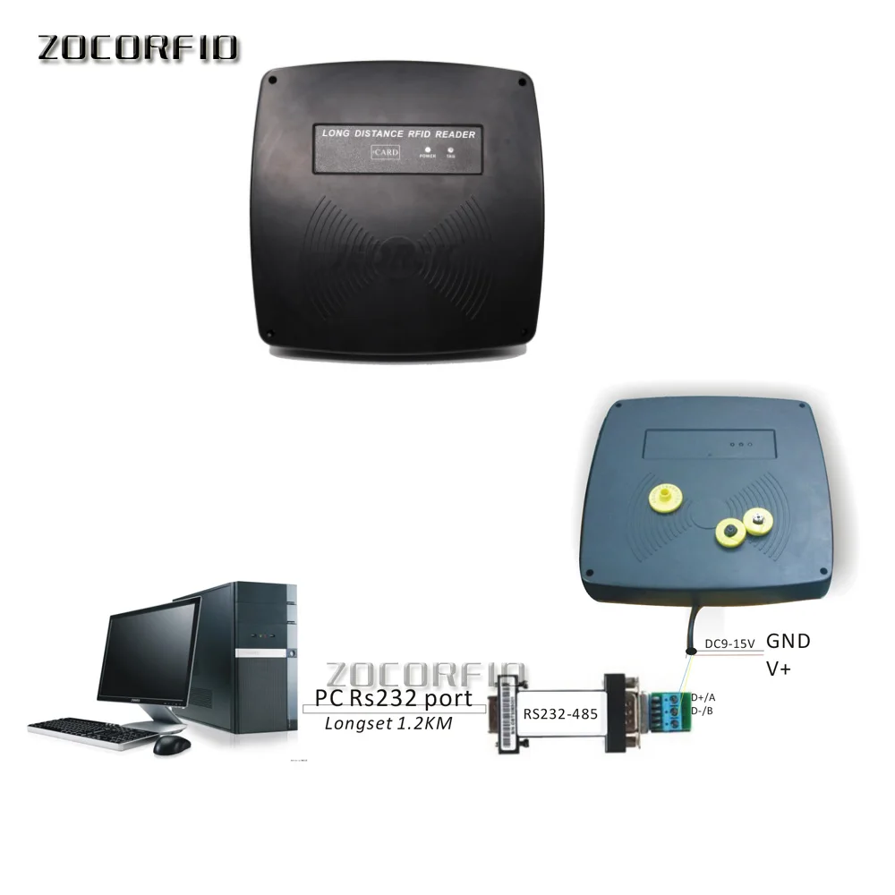 134 2 Khz FDX B длинный дистанционный считыватель ISO11784/85 FDXB EM ID Card 125Khz Rfid этикеток