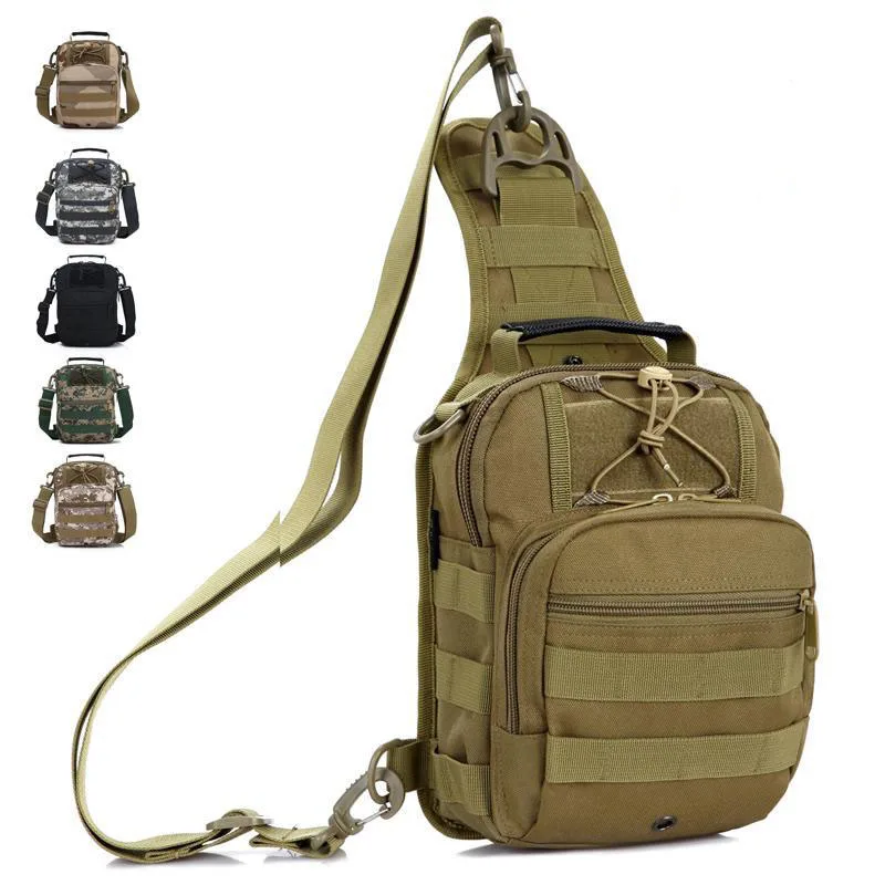 imágenes para Universal Versátil Multiuso Molle Militar Táctico Al Aire Libre Bolsa de Viaje de Camping Senderismo Sling Pecho Paquete Caso Paquete de Nylon imágenes para Universal Versátil Multiuso Molle Militar Táctico Al Aire Libre Bolsa de Viaje de Camping Senderismo Sling Pecho Paquete Caso Paquete de Nylon