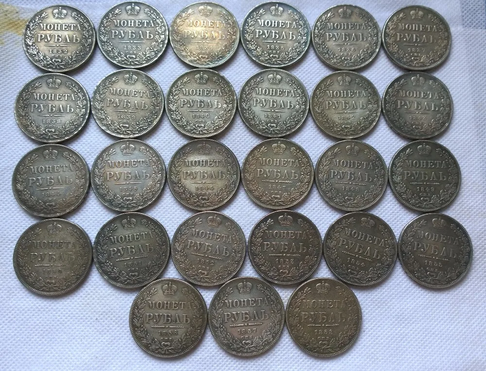 

1832-1858 RUSSIA EMPIRE NICHOLAS 1 ROUBLE COPY commemorative coins-replica coins medal coins collectibles