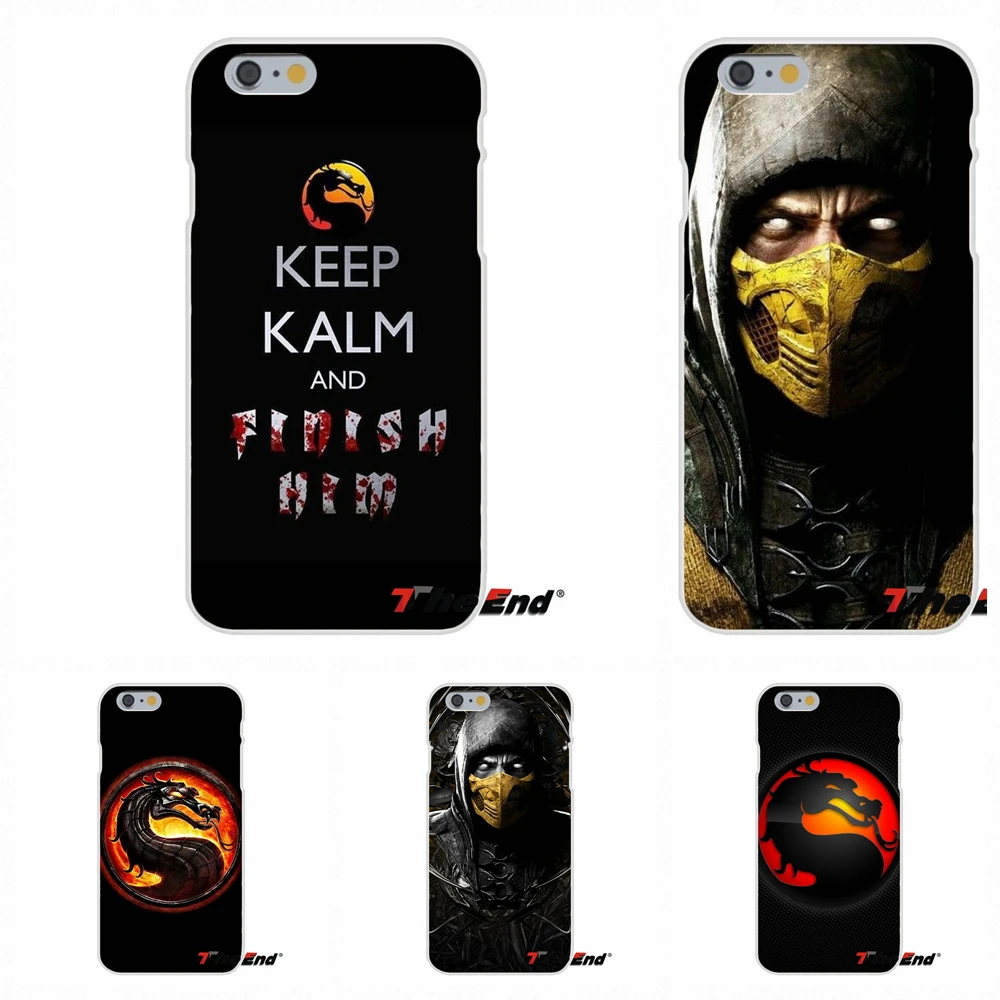Мягкий силиконовый чехол для iPhone X 4 4S 5 5S 5C SE 6 6S 7 8 Plus Galaxy Grand Core Prime Alpha Mortal Kombat Sub Zero