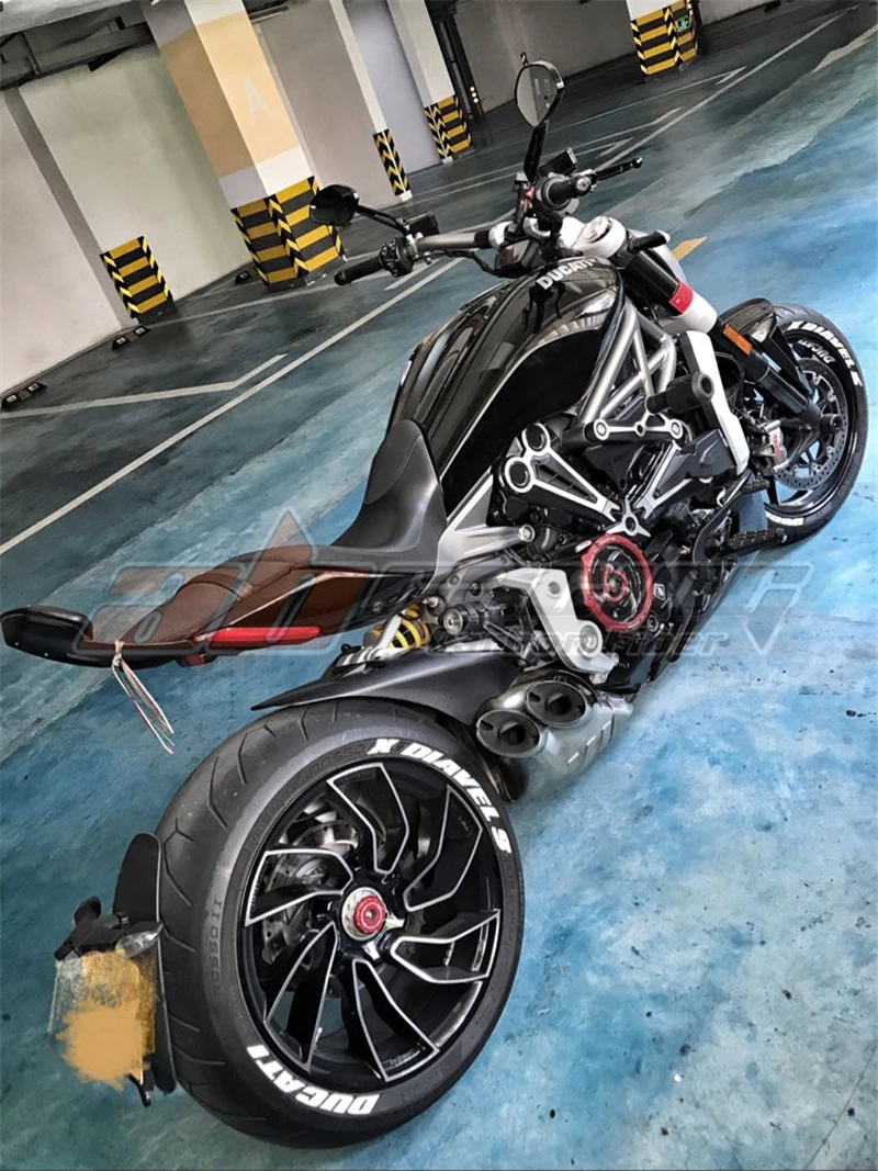 Заднее крыло обтекатель брызговика Hugger для Ducati XDiavel углеродное волокно