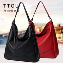 Feste große kapazität frauen quaste hobo taschen umhängetasche pu-leder weibliche casual tote vintage dame handtasche bolsas feminina ttou
