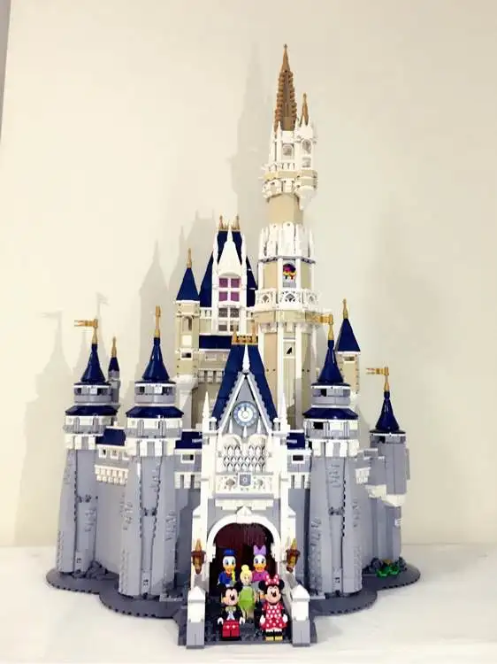 font b Lepin b font 16008 Creator Cinderella Princess Castle City 4080Pcs Model Building Minifigures