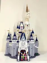 Lepin 16008 Creator Cinderella Princess Castle City 4080Pcs Model Building Minifigures Block Kid Toys Gift Compatible legeod