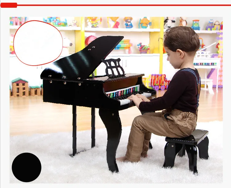 Обучающее обучение детей реальная жизнь пианино 30 ключ высокого класса маленькое пианино деревянная игрушка музыкальный инструмент с фортепиано спектр подарок