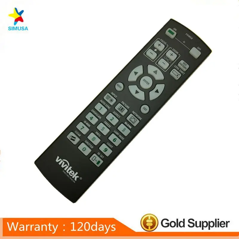 Brand new original Vivitek projector D5191HD/D5380U remote control