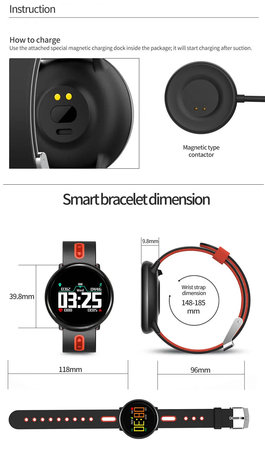 QIACHIP Smart Horloge gps работает Bluetooth 4,0 Спорт Смарт Horloge Hartslagmeter Waterdicht Android iOS Afstandsbediening камер