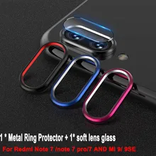 Пленка из закаленного стекла для Redmi Note 7 Pro+ кольцо для объектива камеры для Xiaomi Mi 9 Mi9 SE чехол для камеры защитная пленка