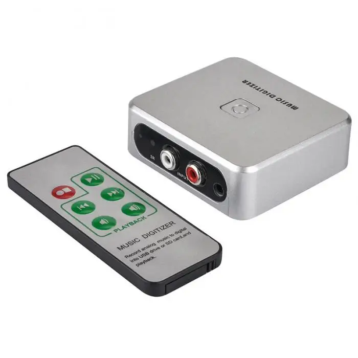

Audio recorder Audio Capture USB Converter Convert old analog music cassette Vinyl to mp3 save to USB Flash Drive SD Card EZ241