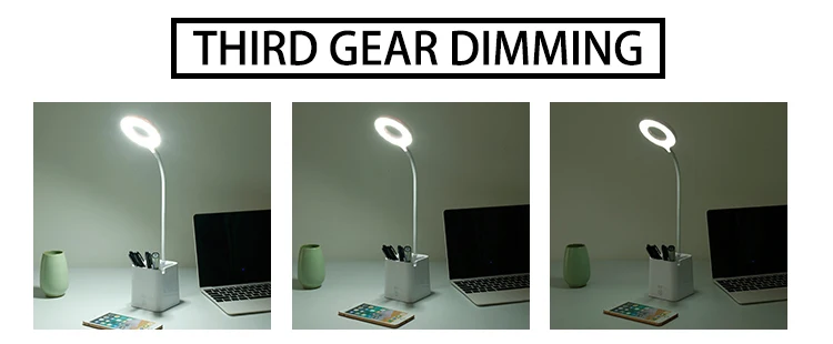 DIGAD 28 светодиодный настольный светильник для глаз, настольный светильник для чтения, регулируемый гибкий светильник с регулируемой яркостью, светодиодный ночник, светильник s