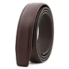 3.0cm 3.1cm Width Leather Belt Men Without Buckle Mens Belts Luxury Genuine Leather Belt Stap Black Brown 110cm-130cm CE3300 ► Photo 3/5