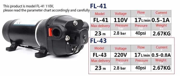 Bomba de Água mini Bomba de Diafragma
