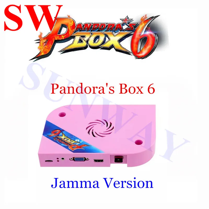 Новое поступление, оригинальная коробка Pandora 6 JAMMA версии 1300 в 1, Настольная поддержка CRT и lcd для аркадного шкафа Marchine