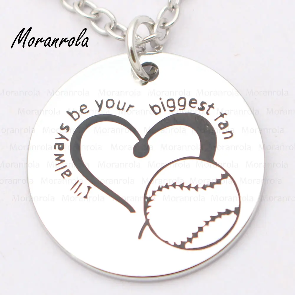 New arried "I'll always be your biggest fan"necklace Keychain,charm