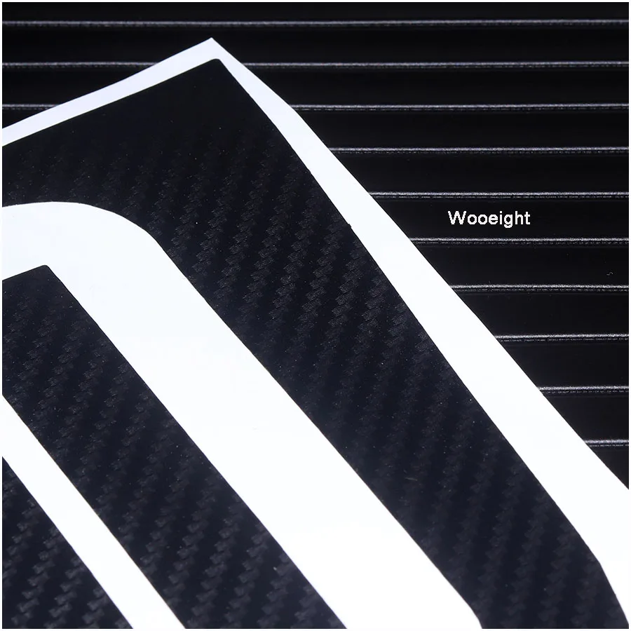 Wooeight New Car Gear Panel Sticker Case Automatic Carbon Fiber Style Panel Decal For VW Volkswagen golf 6 GTI MK6 (5)