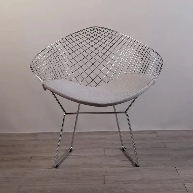 شحن مجاني U-BEST هاري bertoia كرسي الترفيه كرسي الماس الصلب سلك الماس الماس معدن سلك كرسي كرسي الحديثة chro