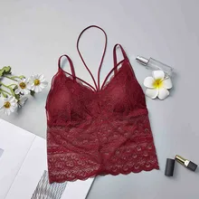 Укороченный топ с кружевным ремешком, обернутая рубашка на груди, женская Свободная кофта Bralett