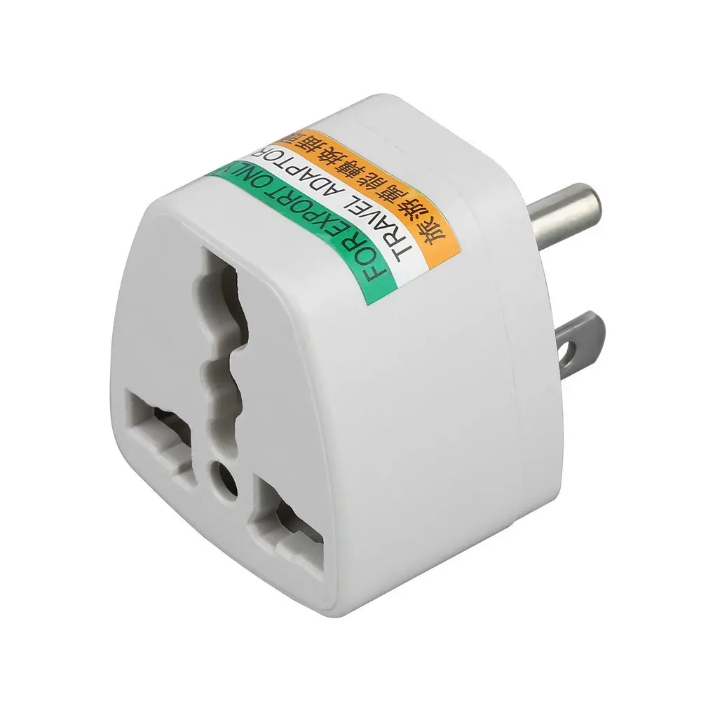 

1PC Universal US EU AU Converter to UK HK AC Travel Power Plug Charger Adapter Connector UK plug White Three pins Socket Convert