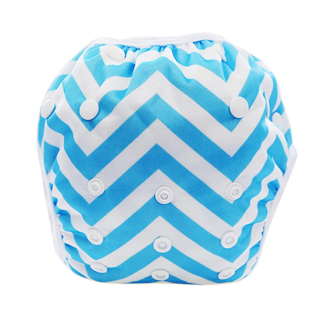 Cute Baby Waterproof Swim Diapers Pool Pants Unisex Adjustable Baby Swim Diaper Pant One Size Breathable Cover Suit for 3-15KG