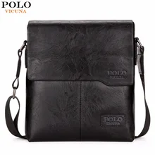 VICUNA POLO Vintage Fashion Mens Leather Bag Brand Casual Business Mens Bag High Quality New Mens Travel Crossbody Bag Promotion