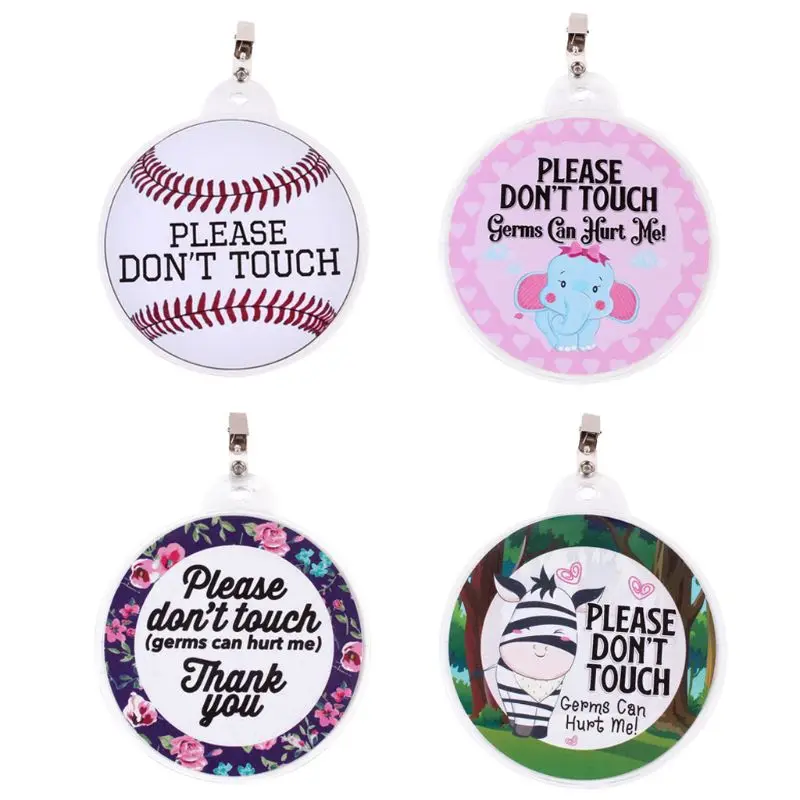 

Baby Safety Sign Please Don't Touch For Baby Newborn Stroller Tag Car Seat Sign Shower Gift