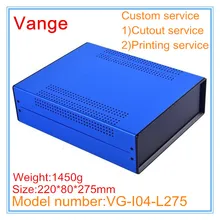 1 шт./лот корпус приборной коробки Железный корпус 220*80*275 мм ABS пластиковые панели Чехол diy для промышленного оборудования управления
