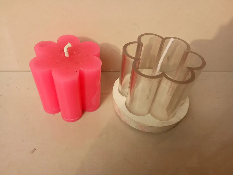 DIY Цветущая Слива 6,3*6,9 см свеча делая модель свечи, высокая термостойкая Свеча Плесень Для diy